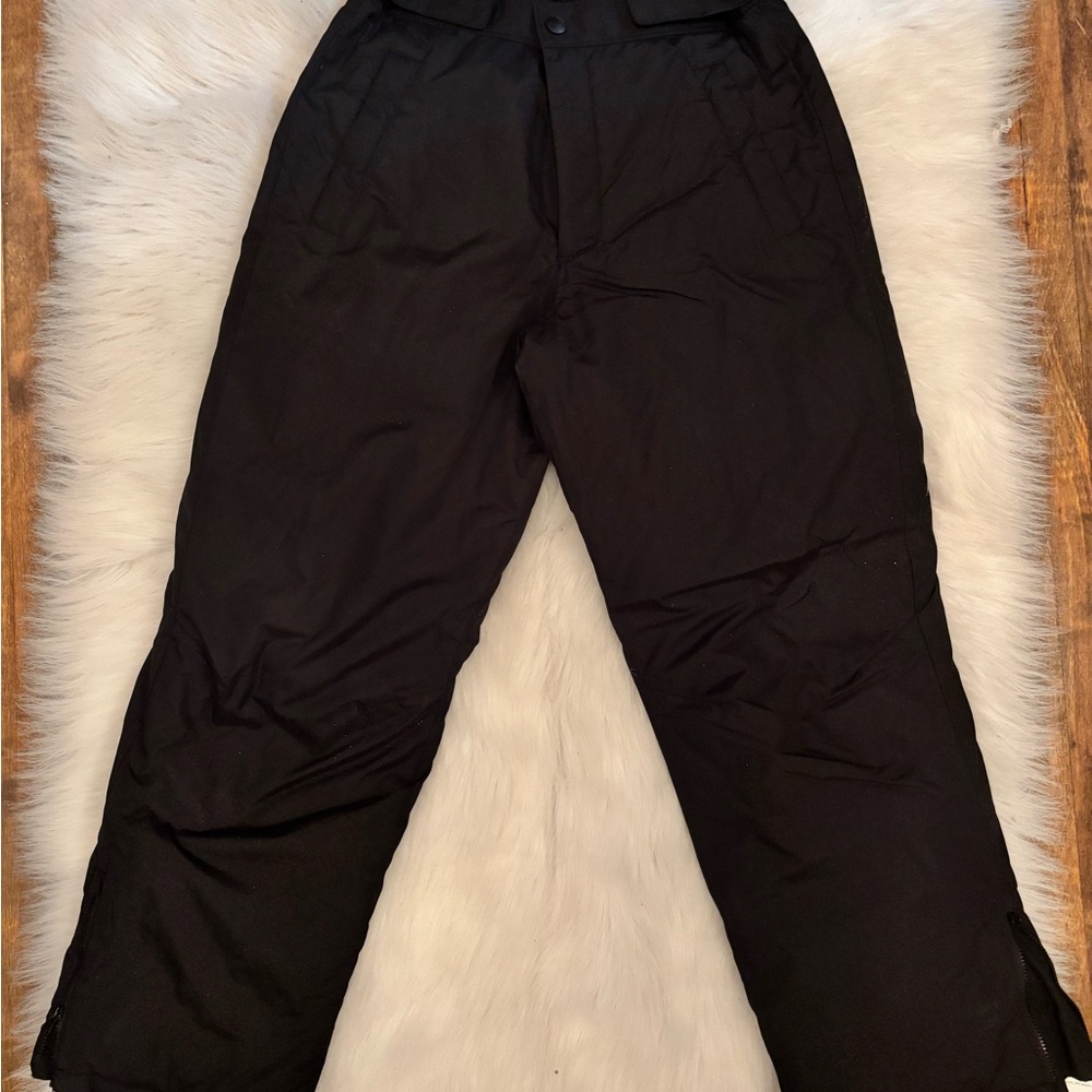 YOUTH Boys Black Snow Pants